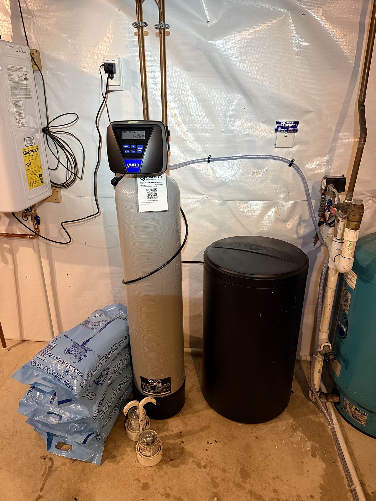 Water softener system installed by Royal Flush